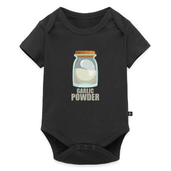Garlic Powder Spice Taste Food Cooking - Baby Premium short-sleeve bodysuit - black - Front