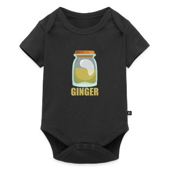 Ginger Spice Taste Food Cooking - Baby Premium short-sleeve bodysuit - black - Front