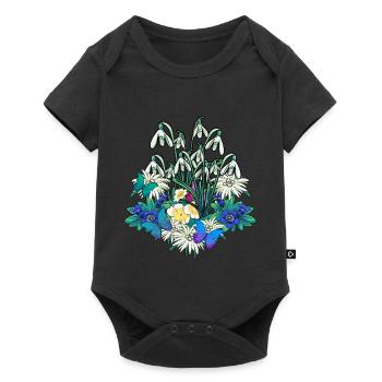 Spring Garden Nature Nature lover Hobby Gardener - Baby Premium short-sleeve bodysuit - black - Front