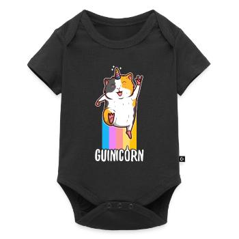 Guinicorne - Body à manches courtes Premium Bébé - noir - Devant