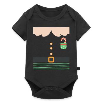 Imp Christmas Elves Christmas - Baby Premium short-sleeve bodysuit - black - Front