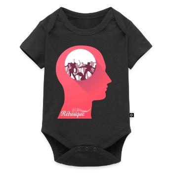 In your head Zombie - Body à manches courtes Premium Bébé - noir - Devant