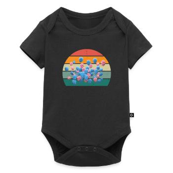 United States American American USA - Baby Premium short-sleeve bodysuit - black - Front