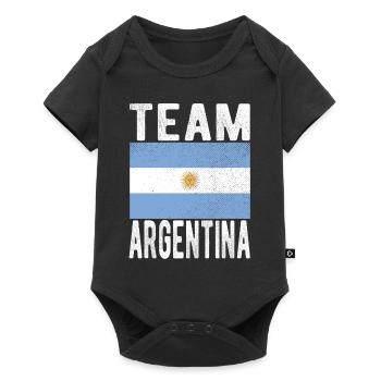 ARGENTINA flag - Baby Premium short-sleeve bodysuit - black - Front