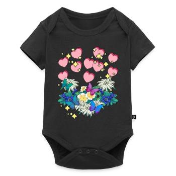 Mother's Day Congratulations Gift Idea - Baby Premium short-sleeve bodysuit - black - Front
