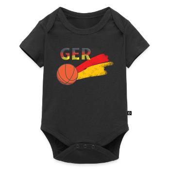 Allemagne Basket-ball - Body à manches courtes Premium Bébé - noir - Devant