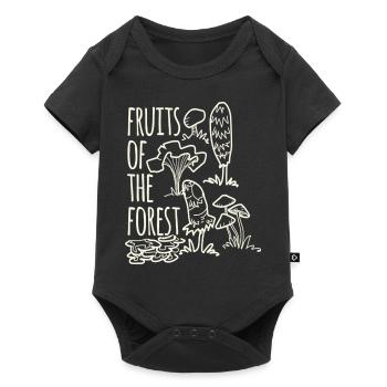 Foraging Hobby Fruits Of The Forest - Baby Premium short-sleeve bodysuit - black - Front