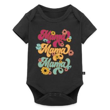 Mama Bear - Baby Premium short-sleeve bodysuit - black - Front