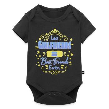 Leo Girlfriends Best Friends Ever Valentine - Body à manches courtes Premium Bébé - noir - Devant