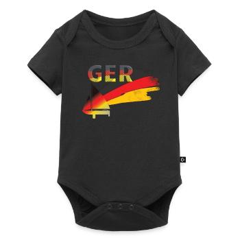 Germany Sailing - Baby Premium short-sleeve bodysuit - black - Front