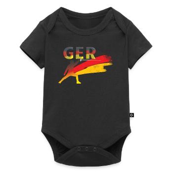 Allemagne escrime - Body à manches courtes Premium Bébé - noir - Devant