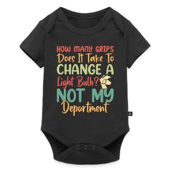 Combien de poignées faut-il au hasard .. - Body à manches courtes Premium Bébé - noir - Devant