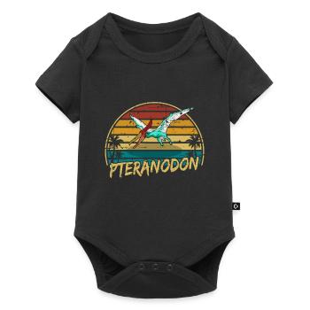 Pteranodon Dinosaur Enfants Dino Cadeau - Body à manches courtes Premium Bébé - noir - Devant