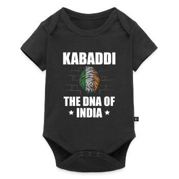 Kabaddi Die Dna Indiens Indischer Sport Indien - Baby Premium Kurzarmbody - Schwarz - Vorne
