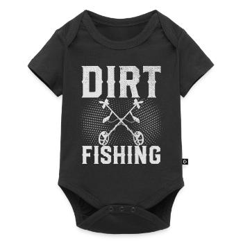 Dirt Fishing Sondler Probes Metal Detector - Baby Premium short-sleeve bodysuit - black - Front