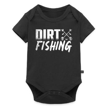 Dirt Fishing Sondler Probes Metal Detector - Baby Premium short-sleeve bodysuit - black - Front