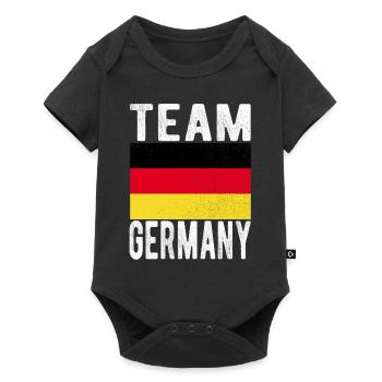 Germany Flag - Baby Premium short-sleeve bodysuit - black - Front