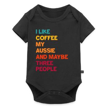 Australian Shepherd Gift - Baby Premium short-sleeve bodysuit - black - Front