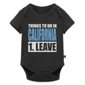 California Meme - Baby Premium Kurzarmbody - Schwarz - Vorne