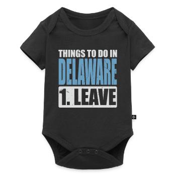 Delaware Meme - Baby Premium short-sleeve bodysuit - black - Front