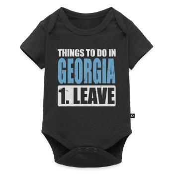 Georgia Meme - Baby Premium Kurzarmbody - Schwarz - Vorne