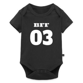 Idée cadeau petite amie soeur - Body à manches courtes Premium Bébé - noir - Devant