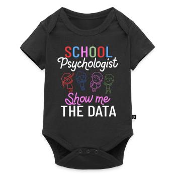 Psychologue scolaire Psychologie scolaire Psychologie - Body à manches courtes Premium Bébé - noir - Devant