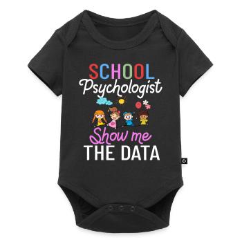 Psychologue scolaire Psychologie scolaire Psychologie - Body à manches courtes Premium Bébé - noir - Devant