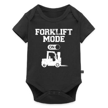 Certified Forklift Truck Operator - Baby Premium short-sleeve bodysuit - black - Front