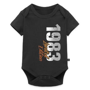 40e anniversaire 1983 Né 40 ans - Body à manches courtes Premium Bébé - noir - Devant