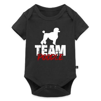 Team Poodle - Baby Premium short-sleeve bodysuit - black - Front