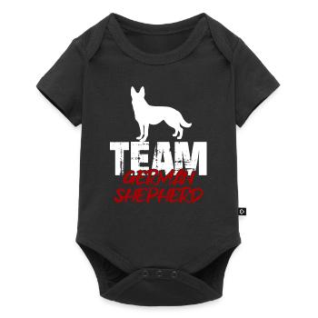 Team German Shepherd - Baby Premium short-sleeve bodysuit - black - Front