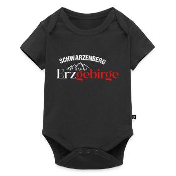 Erzgebirge Haamit Schwarzenberg - Baby Premium Kurzarmbody - Schwarz - Vorne