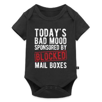 Briefträger Und Paket-Zusteller Für Postboten - Baby Premium Kurzarmbody - Schwarz - Vorne