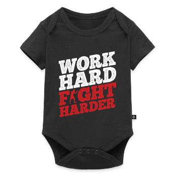 Boxsport Boxing - Baby Premium Kurzarmbody - Schwarz - Vorne