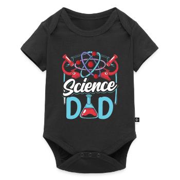 Science Papa Science Team Scientifiques - Body à manches courtes Premium Bébé - noir - Devant