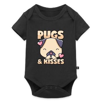 Carlin Kiss - Body à manches courtes Premium Bébé - noir - Devant