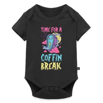 Time For A Coffin Break Vampire Gift - Baby Premium short-sleeve bodysuit - black - Front