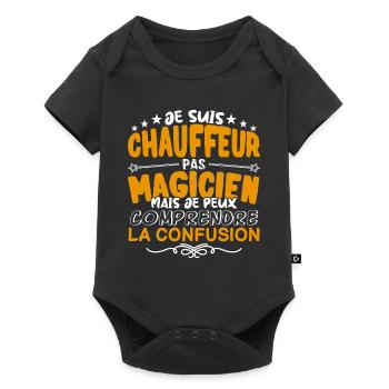 Chauffeur | Chauffeur pas Magicien | Meilleur Chau - Body à manches courtes Premium Bébé - noir - Devant
