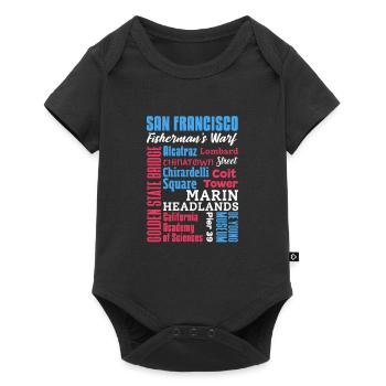 San Francisco - Baby Premium short-sleeve bodysuit - black - Front