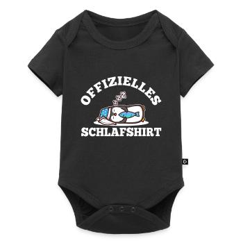 Chemise de couchage officielle Pingouin - Body à manches courtes Premium Bébé - noir - Devant