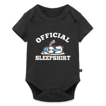 Pingouin chemise de nuit officiel - Body à manches courtes Premium Bébé - noir - Devant
