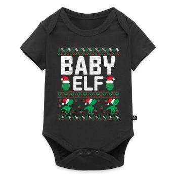 Tenue de Noël Baby Elf - Body à manches courtes Premium Bébé - noir - Devant