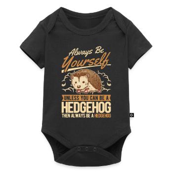 Sois toujours toi-même Hérisson Igel - Body à manches courtes Premium Bébé - noir - Devant