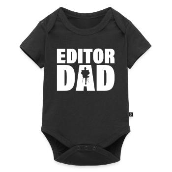 Job - Père éditeur - Body à manches courtes Premium Bébé - noir - Devant
