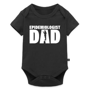 Job - Epidemiologist Papa - Baby Premium short-sleeve bodysuit - black - Front