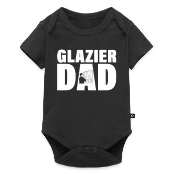 Job - Glazier Papa - Baby Premium short-sleeve bodysuit - black - Front