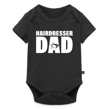Job - Coiffeur Papa - Body à manches courtes Premium Bébé - noir - Devant
