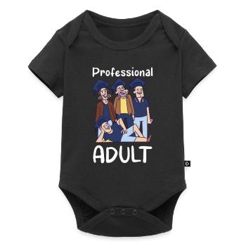 Professional Adult Graduate Graduate - Baby Premium short-sleeve bodysuit - black - Front