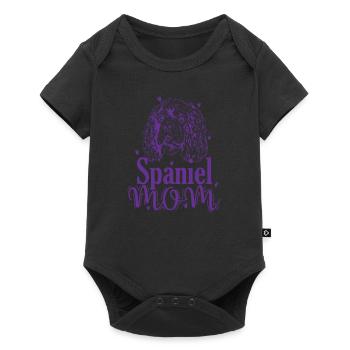 Spaniel Mom Dog Cocker Spaniel Pet - Baby Premium short-sleeve bodysuit - black - Front